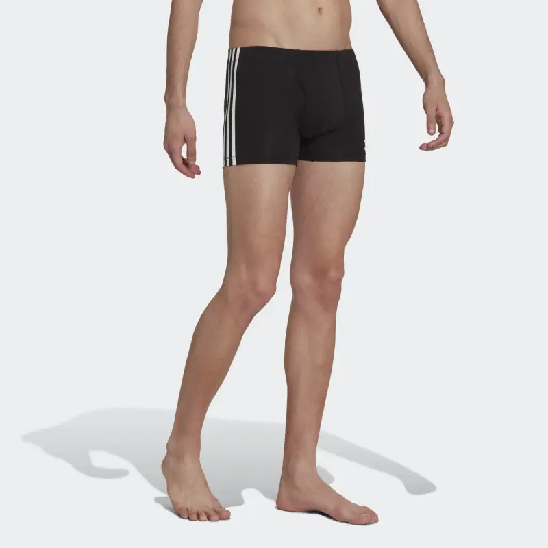 Adidas Originals COMFORT FLEX COTTON 3-STRIPES TRUNK BRIEFS Underpants Men's 3 Pack Black-2