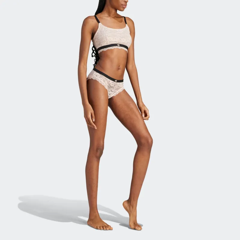 Adidas Originals MODERN FLEX LACE BRALETTE Bra Women's Pink-4