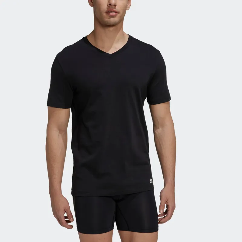Adidas T-Shirt Men's 3 Pack Black-1