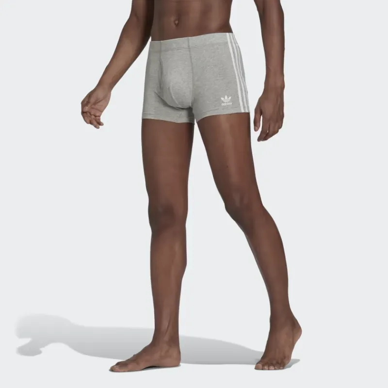 Adidas Originals COMFORT FLEX COTTON 3-STRIPES TRUNK BRIEFS Underpants Men's 3 Pack-1