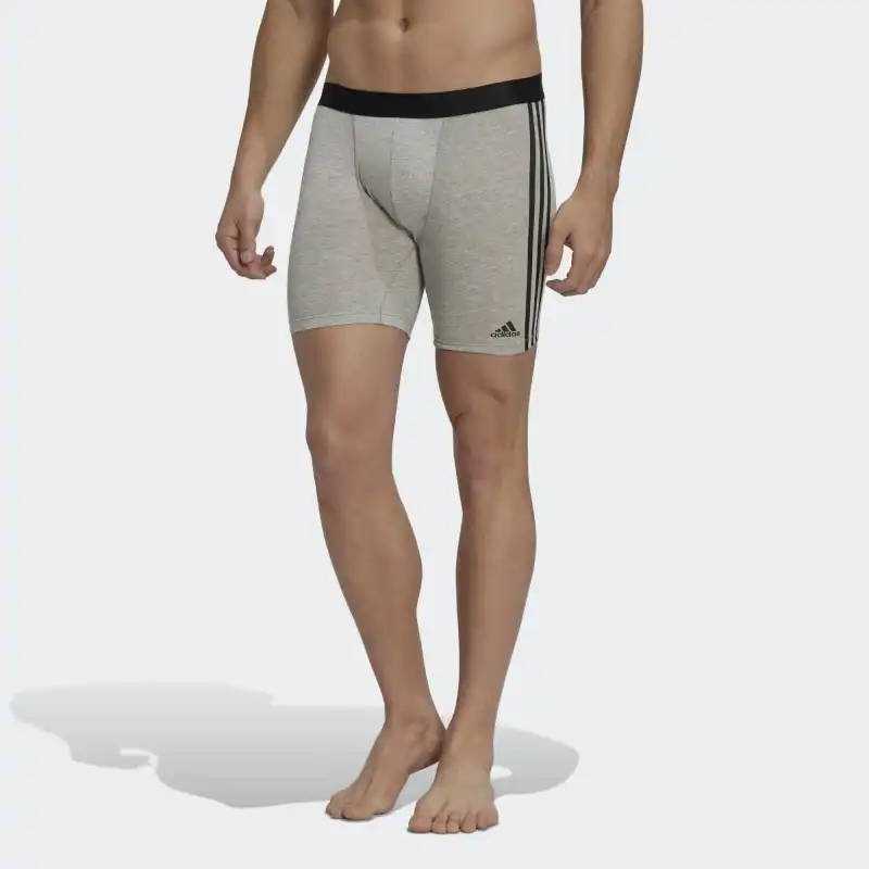 Adidas BBR 3PP ACTIVE FLEX CO 3ST Underpants Men's 3 Pack Medium Gray-1