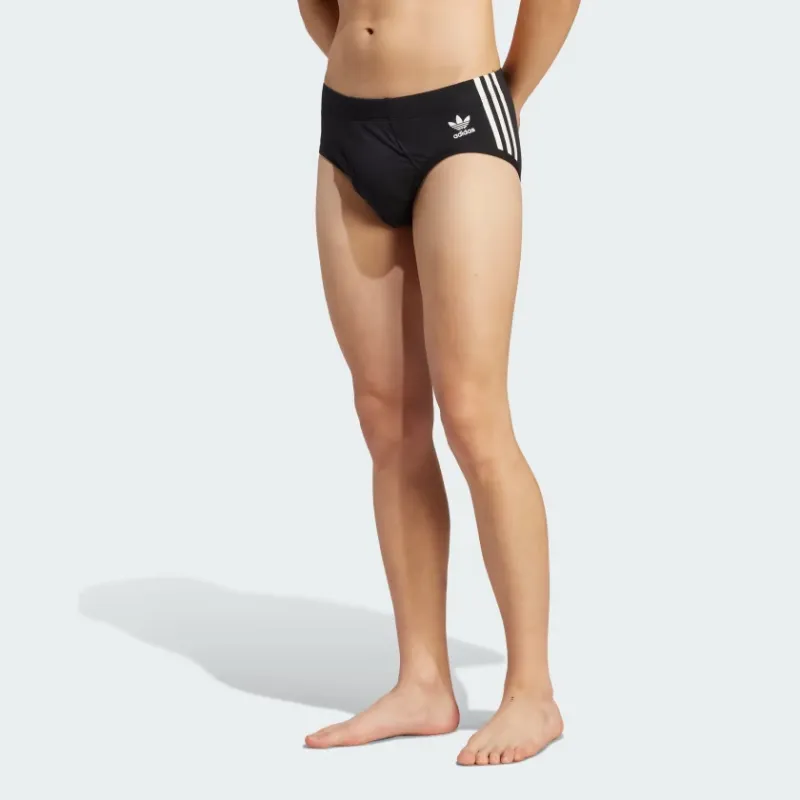 Adidas Originals COMFORT FLEX COTTON 3 STRIPES BRIEFS Underpants Men's 3 Pack-5