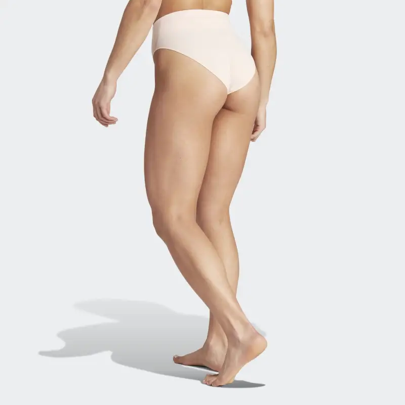 Adidas ACTIVE SEAMLESS MICRO-STRETCH HI-LEG UNDERWEAR Underpants Women's 1 Pack Pink-3