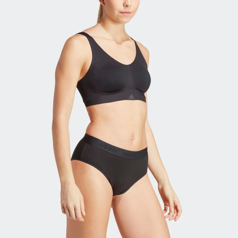 Adidas ACTIVE MICRO FLEX NAKED SEAMLESS TWO-PLY BRA Bra Women's Black-4
