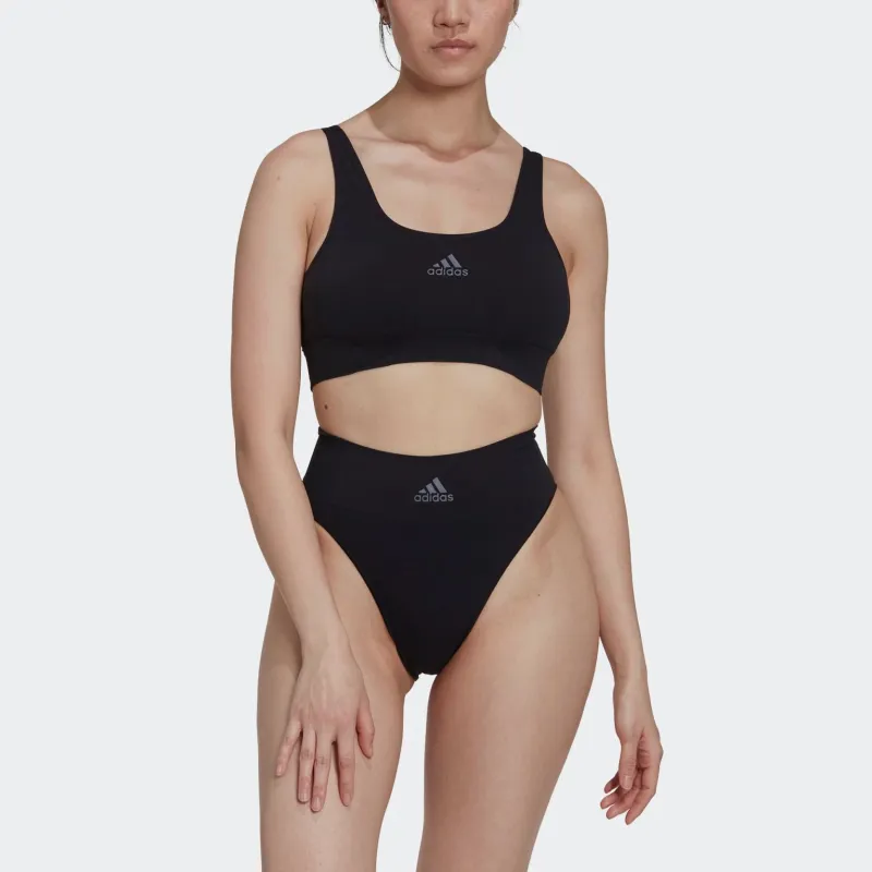 Adidas ACTIVE SEAMLESS MICRO STRETCH LOUNGE BRA UNDERWEAR Bra Women's Black-2