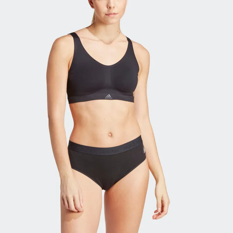 Adidas ACTIVE MICRO FLEX NAKED SEAMLESS TWO-PLY BRA Bra Women's Black-2