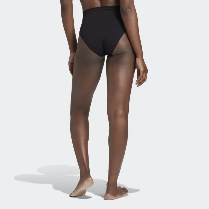 Adidas ACTIVE SEAMLESS MICRO STRETCH HIGH LEG BRIEF UNDERWEAR Underpants Women's 1 Pack Black-3