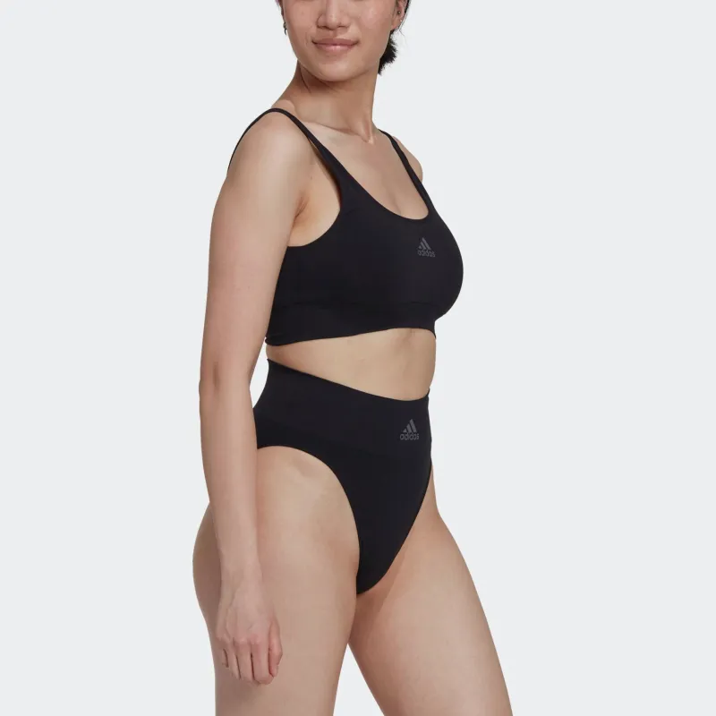 Adidas ACTIVE SEAMLESS MICRO STRETCH LOUNGE BRA UNDERWEAR Bra Women's Black-4