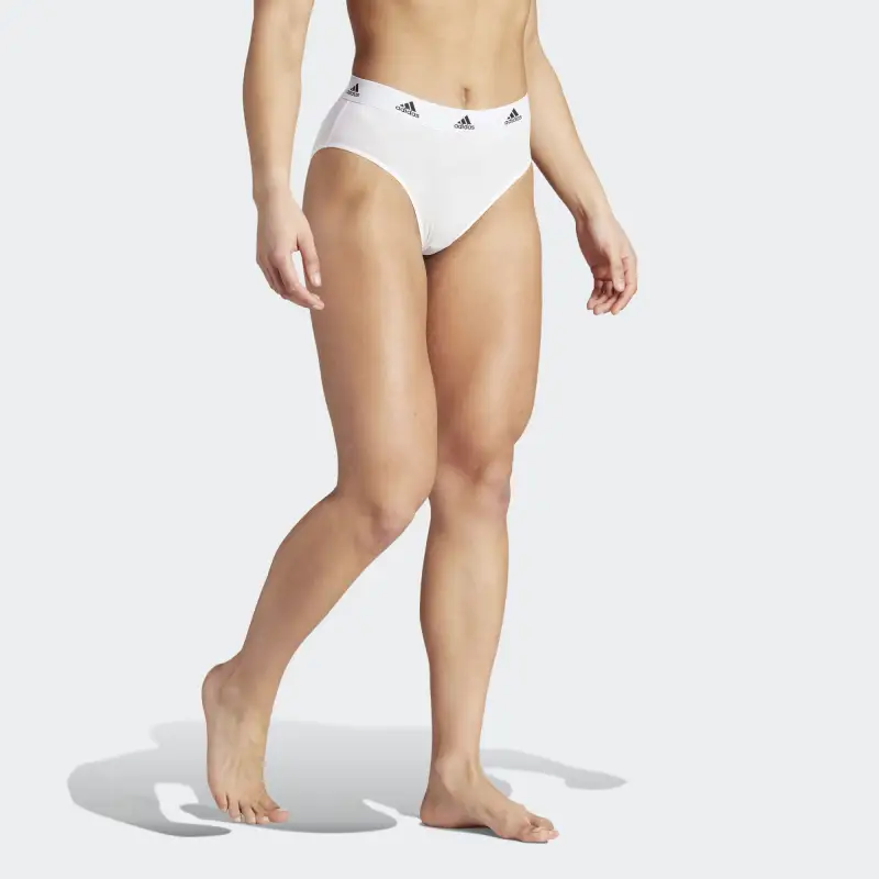 Adidas ACTIVE COMFORT COTTON BIKINI BRIEFS 2 PACK Underpants Women's 2 Pack-4