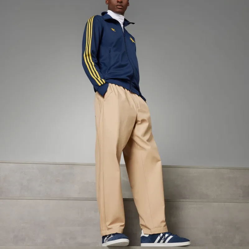 Adidas Originals ARSENAL BECKENBAUER TRACK TOP Jackets Coats Men's College Navy/Tribal Yellow-4