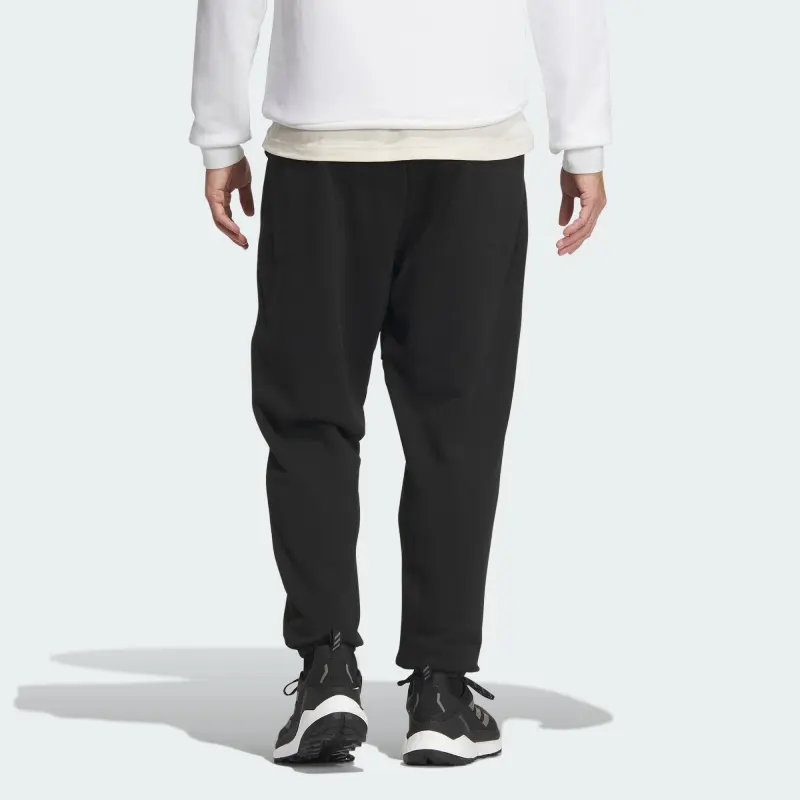 Adidas FRENCH TERRY SWEAT TROUSERS Knitted Sports Pants Men's Black-2