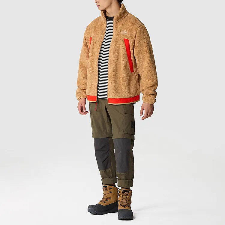 THE NORTH FACE CAMPSHIRE Velvet feel Coat Men's Camel-2