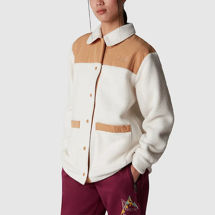 THE NORTH FACE CRAGMONT Velvet-feel Coat Women's White-5