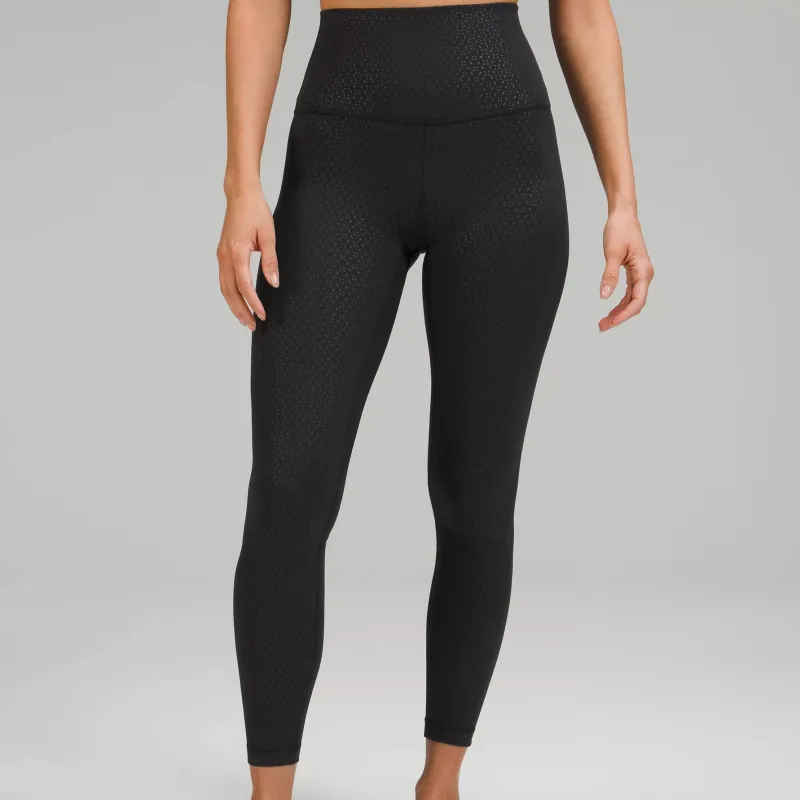 Lululemon Align™ Sports Pants 26' Women's Gradient Black Embossed-2