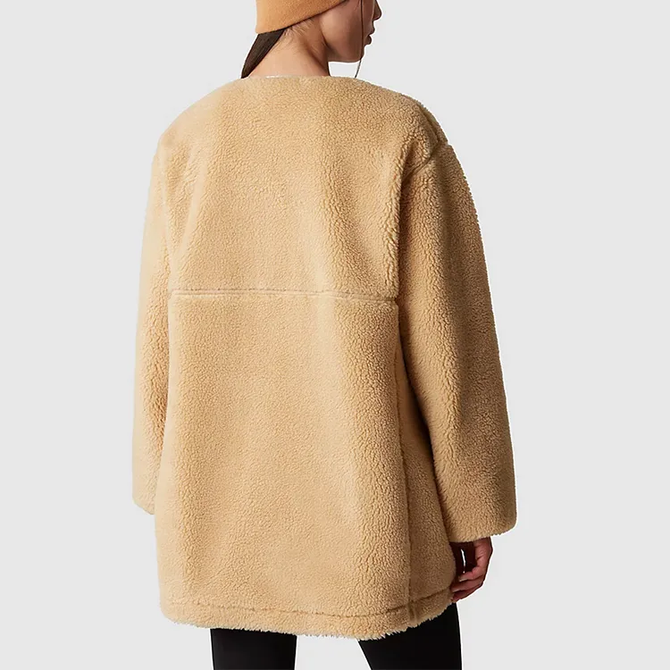 THE NORTH FACE EXTREME PILE Velvet feel Coat Women's Khaki-4