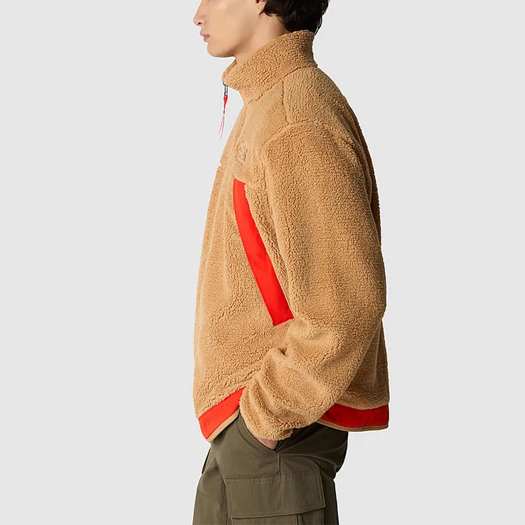 THE NORTH FACE CAMPSHIRE Velvet feel Coat Men's Camel-5
