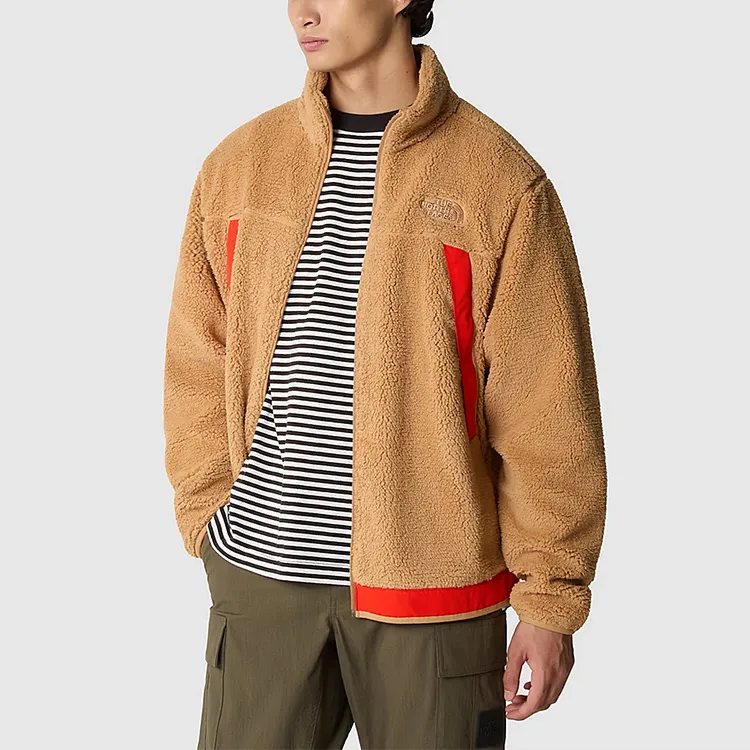 THE NORTH FACE CAMPSHIRE Velvet feel Coat Men's Camel-3