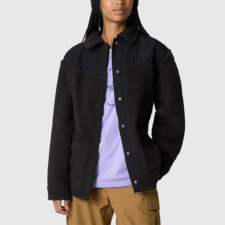 THE NORTH FACE CRAGMONT Velvet-feel Coat Women's Black-3