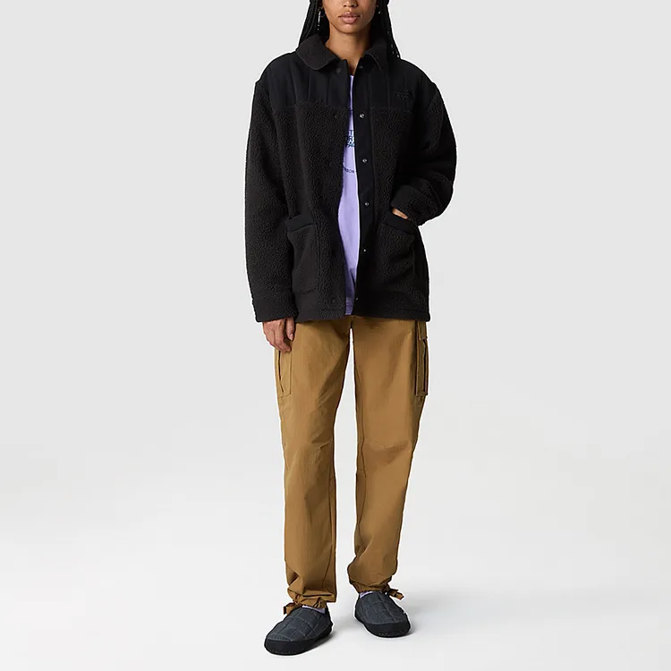 THE NORTH FACE CRAGMONT Velvet-feel Coat Women's Black-2