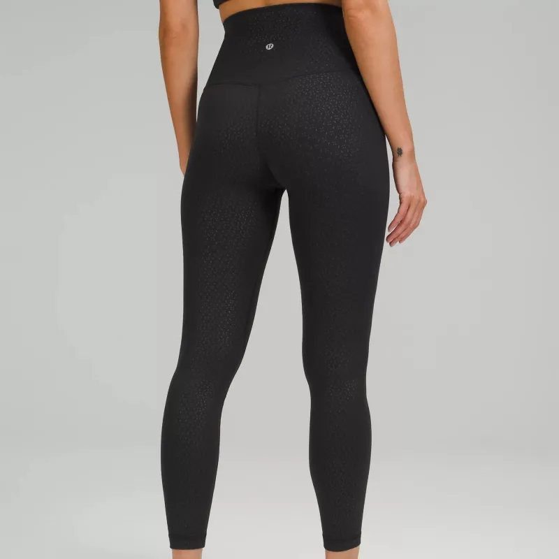 Lululemon Align™ Sports Pants 26' Women's Gradient Black Embossed-3