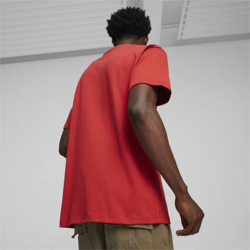 PUMA MMQ T Shirts Men Red-3