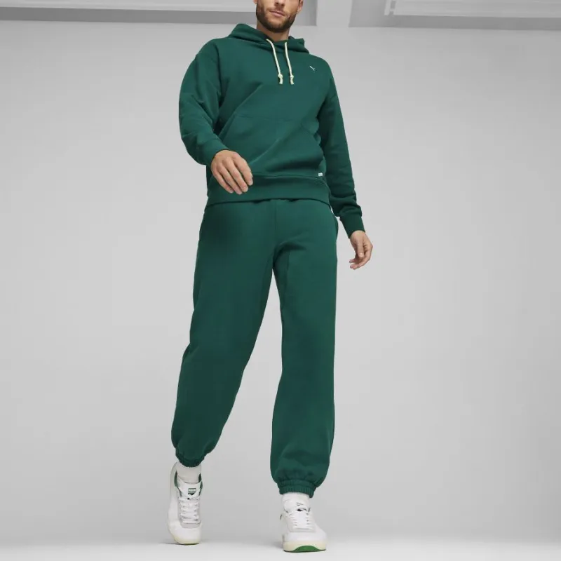 PUMA MMQ Hoodie Sweatshirt Men's Green-3