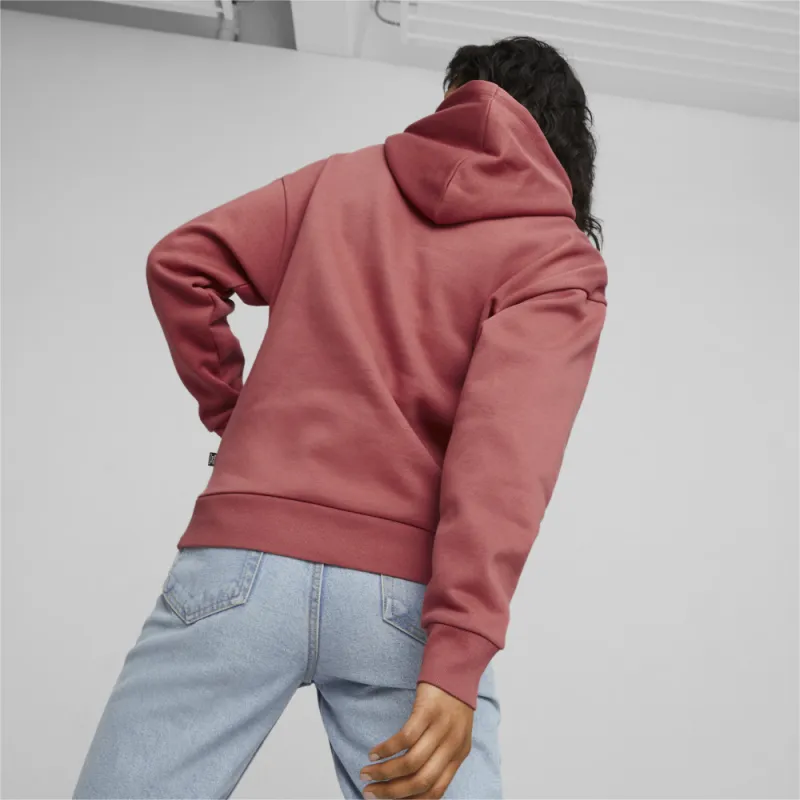 PUMA ESSENTIALS+ FLORAL VIBES Hoodie FL Sweatshirt Women's Pink-3