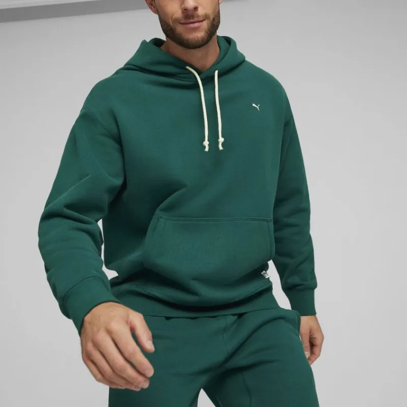 PUMA MMQ Hoodie Sweatshirt Men's Green-2
