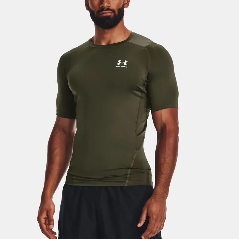 PUMA Men's HeatGear® Short Sleeve T Shirt Men's Ocean Green-3