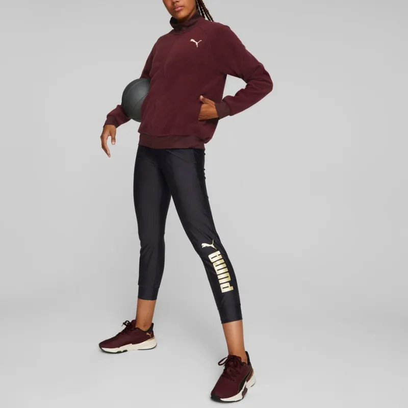 PUMA Velvet feel Coat Women's Burgundy-2