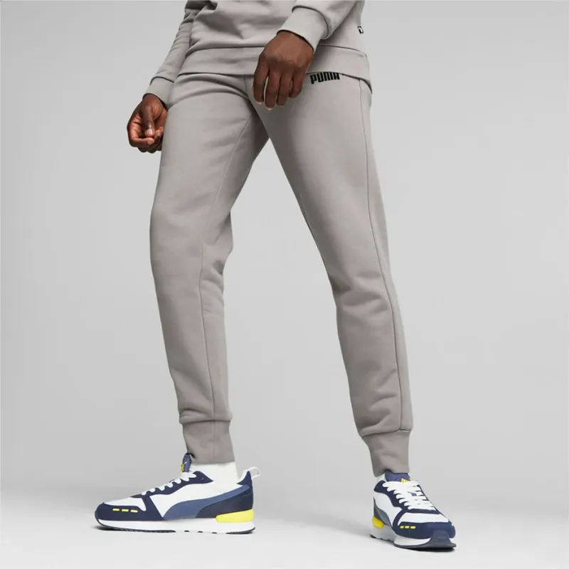 PUMA Knitted Sweatpants Men's Light Gray-1