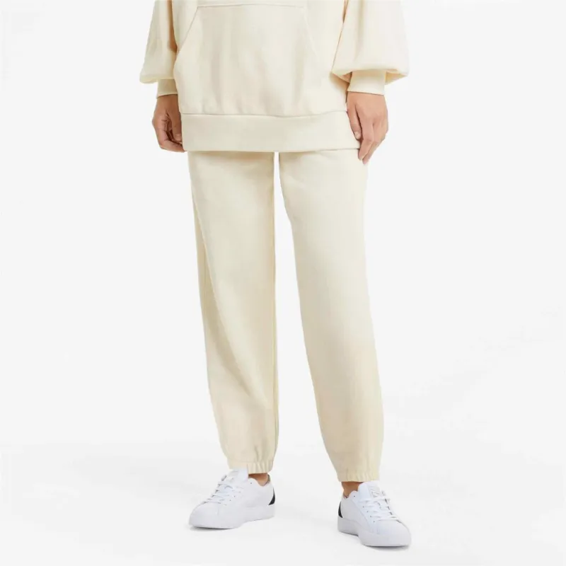 PUMA Knitted Sports Pants Women's Light Brown-2