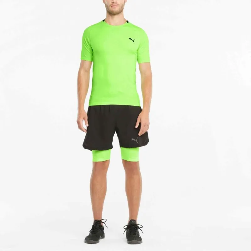 PUMA T-Shirts Men Lime Green-3