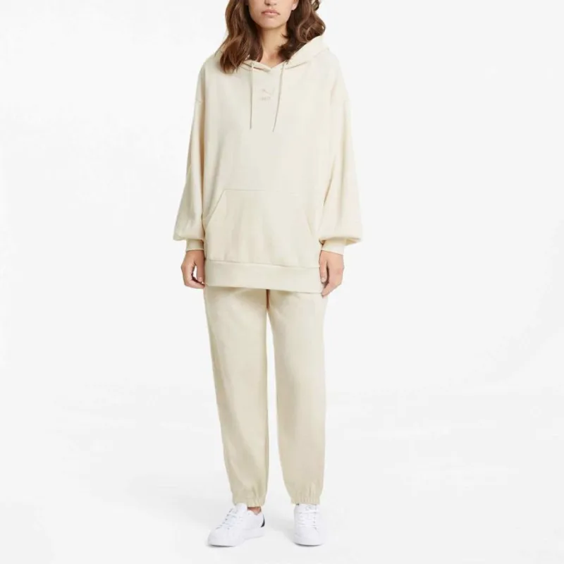 PUMA Knitted Sports Pants Women's Light Brown-3