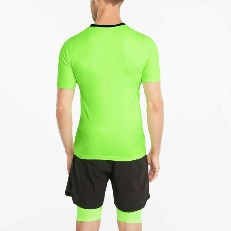 PUMA T-Shirts Men Lime Green-4