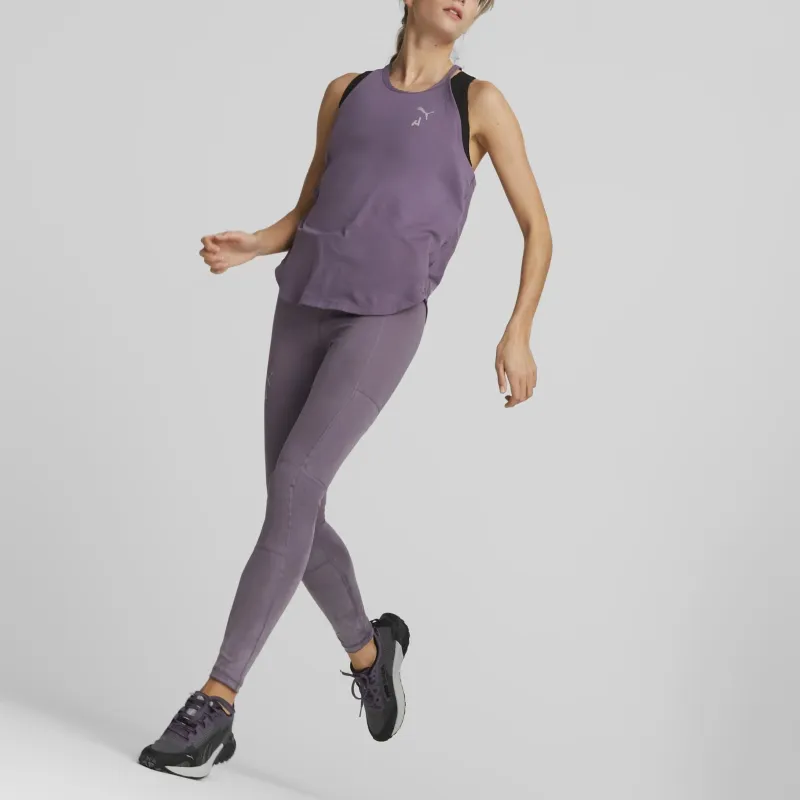 PUMA Sports Pants Women's Purple Charcoal-3