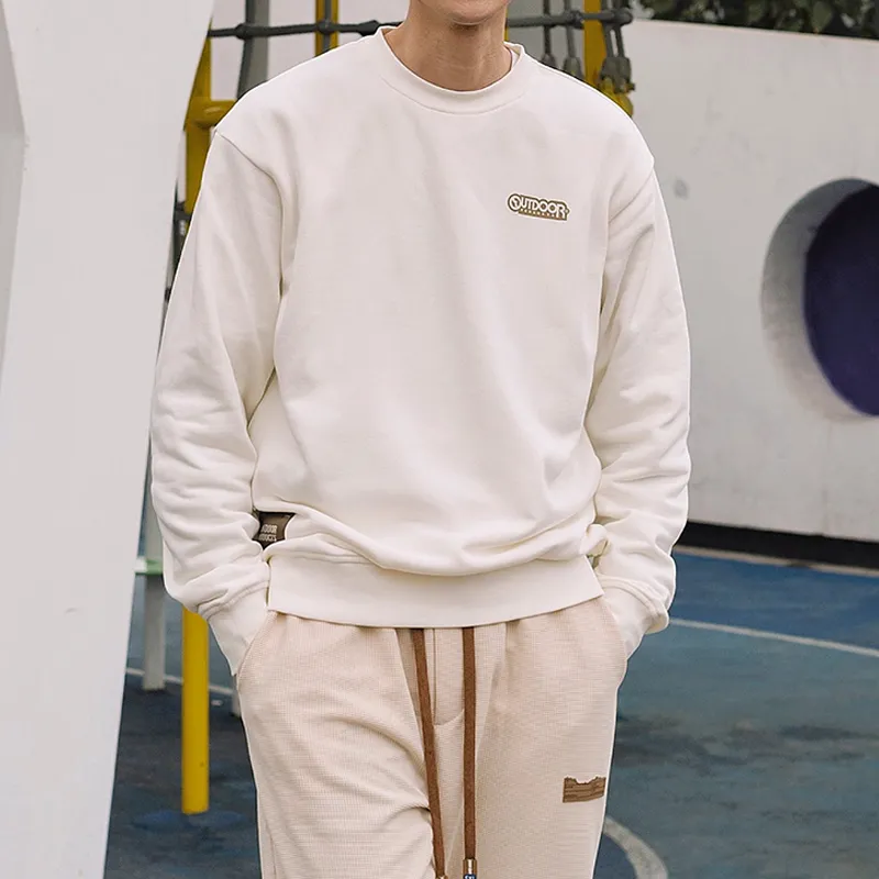 OUTDOOR PRODUCTS Sweatshirts Men Moon White-2