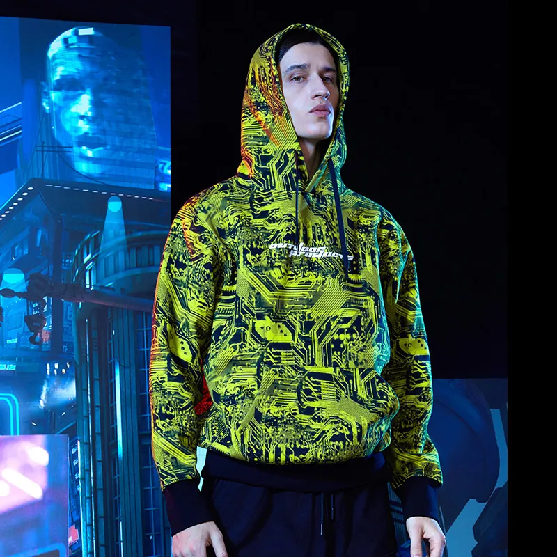 OUTDOOR PRODUCTS Sweatshirts Men Yellow Print-3