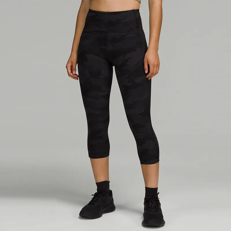 Lululemon Swift Speed Sports Pants Women's Camouflage Deep Carbon Multicolor-1