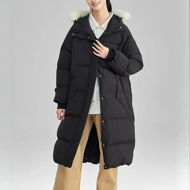Skechers Sports Collection Down Jacket Women's Carbon Black-1