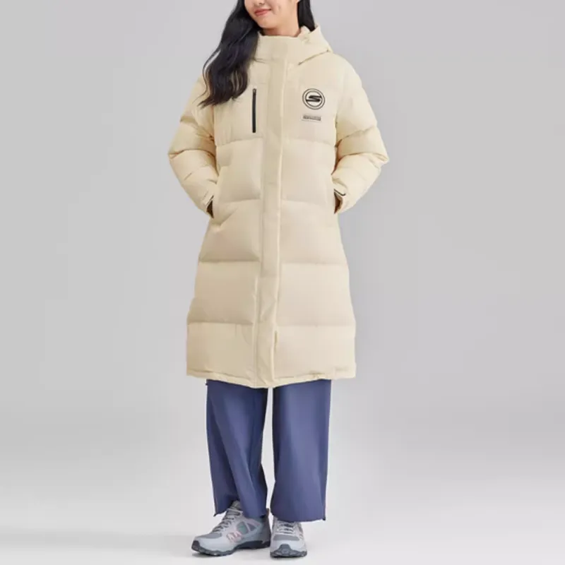 Skechers Down Jacket Women's Pearl White-2