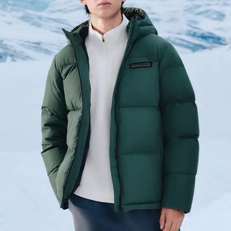 Skechers Down Jacket Men's Bush Green-2