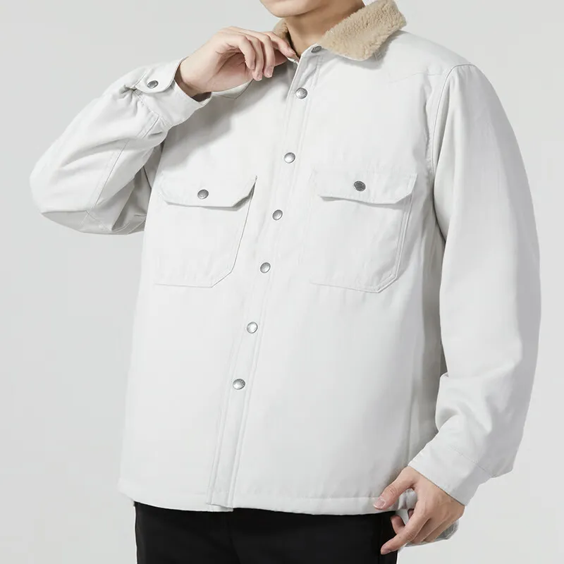 Nike Puffer Jackets Men White-2