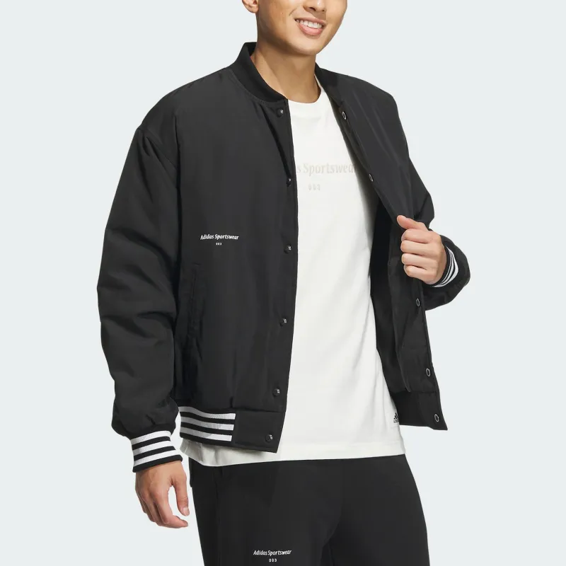 Adidas Puffer Jacket Men's Black/White-2