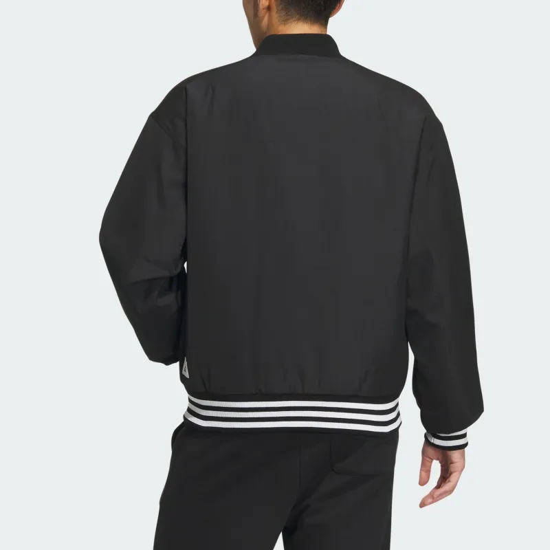 Adidas Puffer Jacket Men's Black/White-4