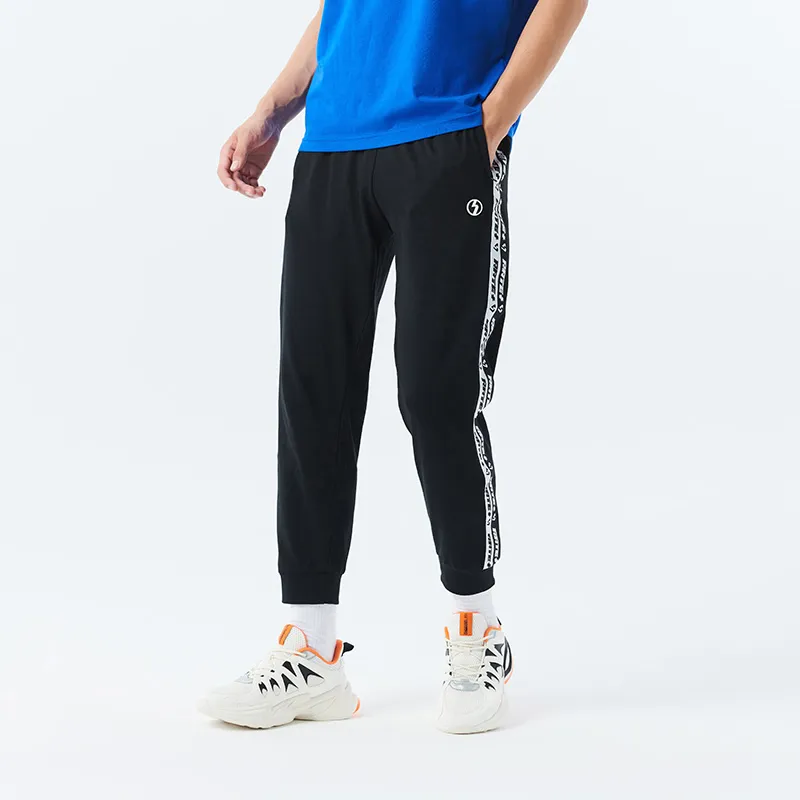 361° Life Collection Knitted Sports Pants Men's Basic Black-3
