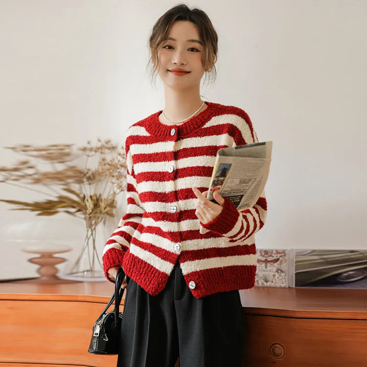 HUASJ Knitwear Women's Red-1