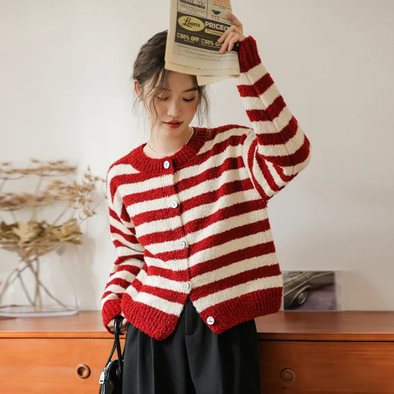 HUASJ Knitwear Women's Red-2