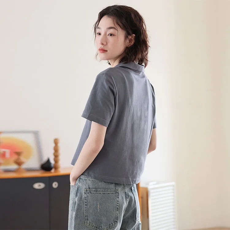 Demana T Shirt Women's Asphalt Gray-2
