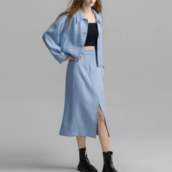 【dme】 Skirt Set Women's Light Blue